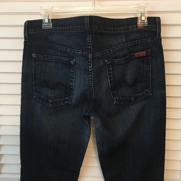 Dark Wash 7 For All Mankind Bootcut Jeans - Picture 4 of 6